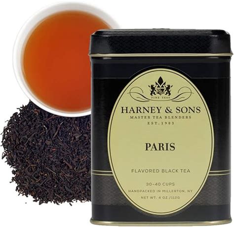 Harney & Sons Paris Loose Leaf Tea, 4 Ounce Tin: Amazon.ca: Health ...