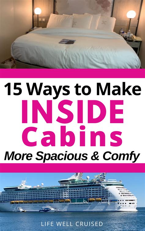 15 Best Tips for Cruising in an Inside Cabin: cabin organization and more | Cruise tips, Cruise ...