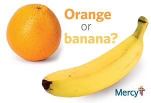 More Potassium? Orange or Banana? | Mercy