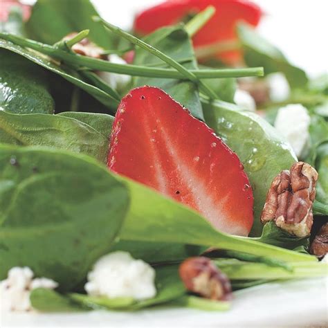 Green Salad with Strawberries & Goat Cheese Recipe - EatingWell