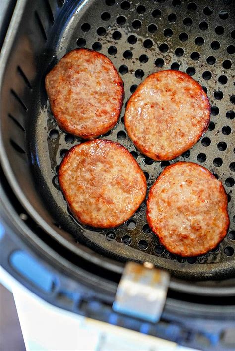 Sausage Patties in Air Fryer - Ninja Foodi Sausage Patties & Eggs