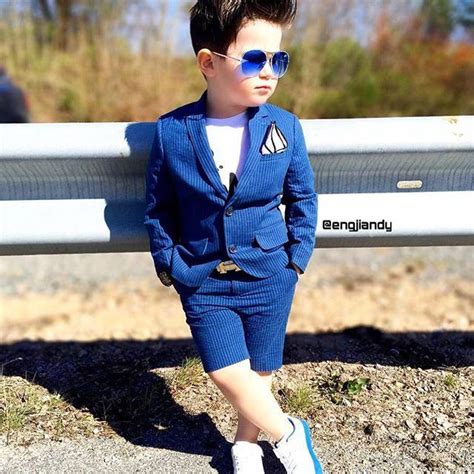 color blue outfit makes it perfect #BoyNewFashionDress | Kids outfits ...