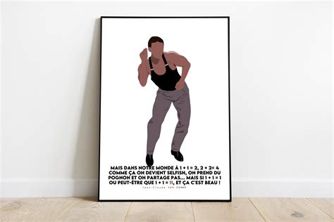 Jean-claude Van Damme Poster Poster Print - Etsy