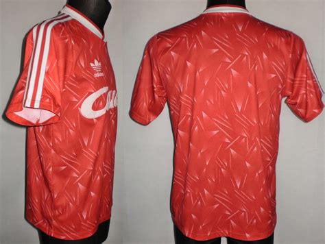 Liverpool Home football shirt 1989 - 1991. Sponsored by Candy