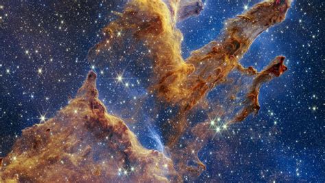 Download New JWST Wallpapers 4K | Pillars of Creation Haunting Portrait ...