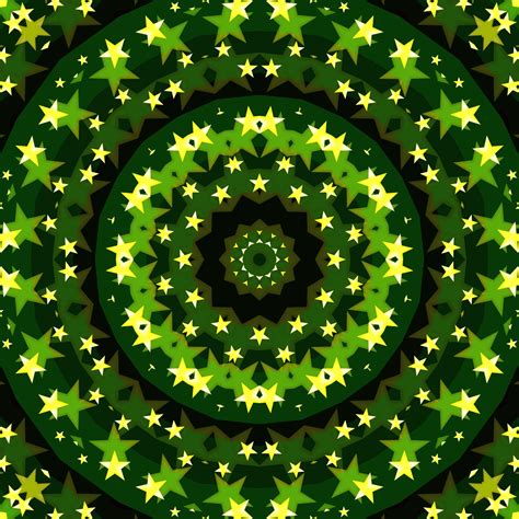 Decorative Mandala With A Stars Free Stock Photo - Public Domain Pictures