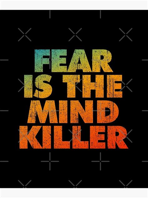 "Fear Is The Mind Killer" Canvas Print for Sale by huckblade | Redbubble