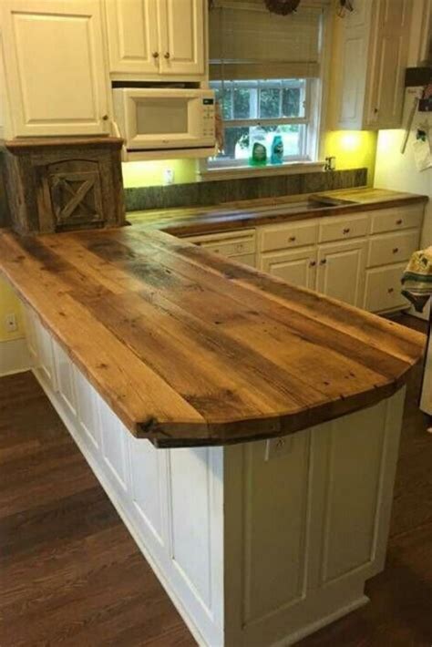 Kitchen Countertop Ideas (Incredible Cheap Solid Materials) in 2020 | Diy kitchen countertops ...