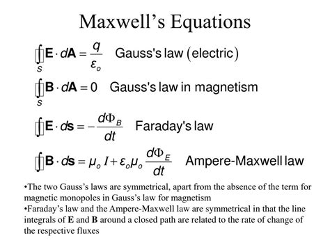 PPT - Maxwell’s Equations PowerPoint Presentation, free download - ID ...