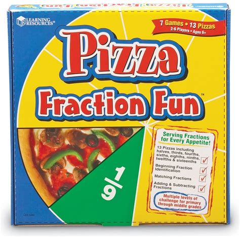 Learning Resources Pizza Fraction Fun Game | Kid's Toy Swap Subscription | Whirli