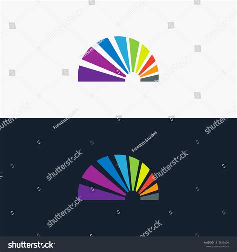 Half Circle Concept Rainbow Color Designs Stock Vector (Royalty Free) 1812893806 | Shutterstock