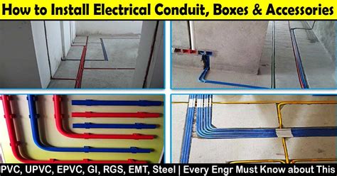 Method Statement for Installation of Electrical Conduit and Boxes