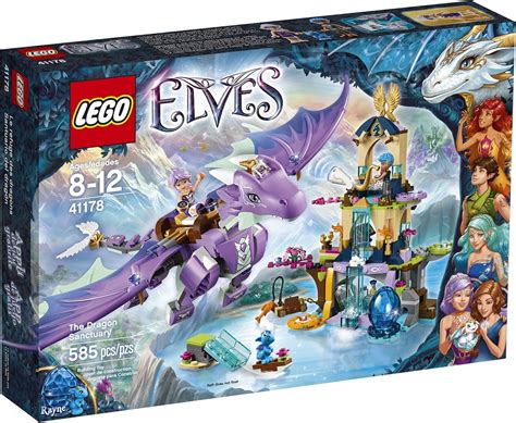 LEGO Elves 41178 The Dragon Sanctuary Building Kit (585 Piece): Amazon ...