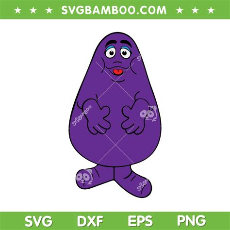 Grimace Silhouette SVG PNG