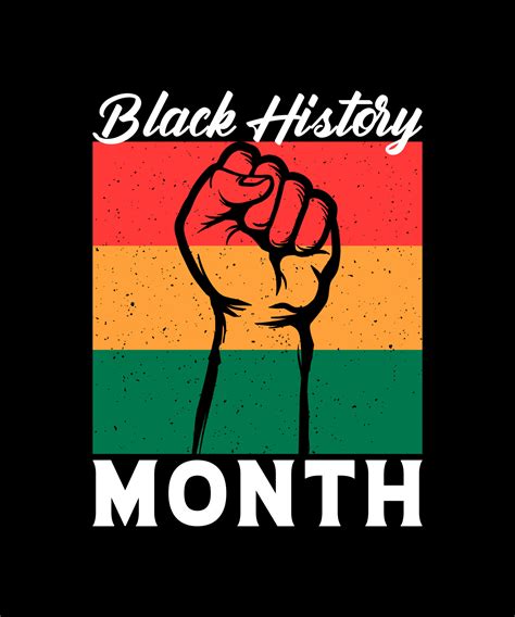 Black history month logo illustration design 17193375 Vector Art at Vecteezy