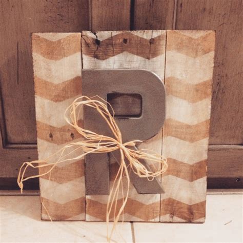 Rustic Metal letter