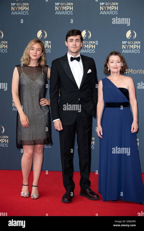 Zofia Wichlacz, Jonah-hauer King and Lesley Manville attend the closing ...