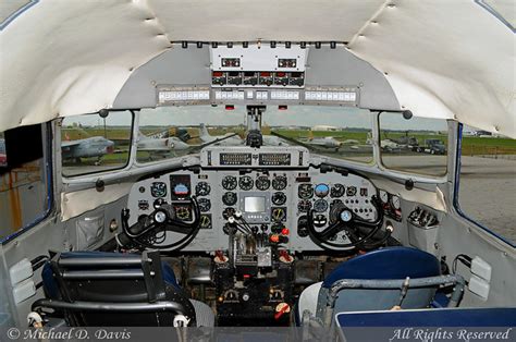 Piedmont Airlines Douglas C-47 Skytrain (DC-3A-360) (N44V) **Cockpit ...