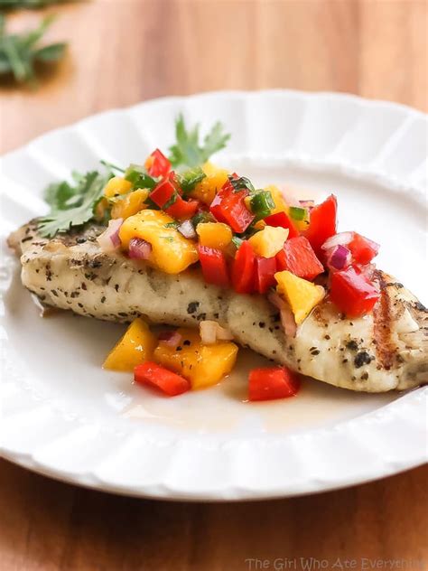 Grilled Tilapia With Mango Salsa