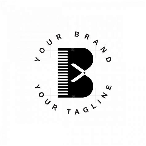 Letter B Barber Logo | Barber logo, Shop logo design, Hair logo design