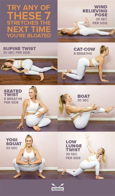 Got Belly Bloat? Feel Better ASAP With These Stretches | Easy yoga workouts, Bloated belly, Yoga ...