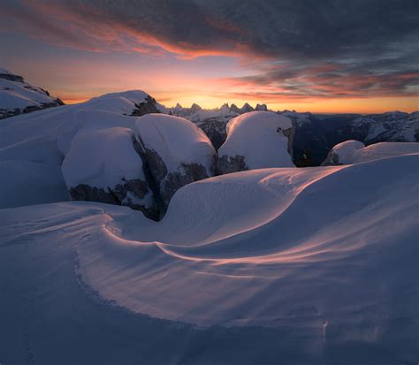 WINTER CAMPING in the DOLOMITES on Behance