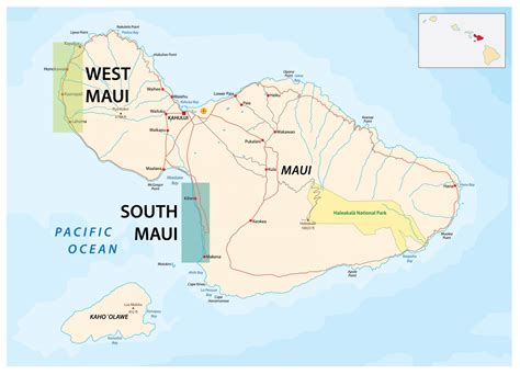 Detailed Map Of Maui