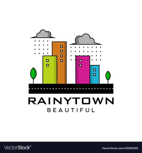 Town logo Royalty Free Vector Image - VectorStock