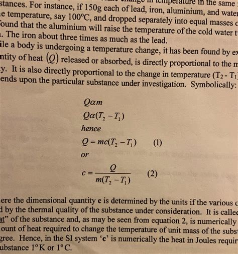 Solved Find the specific heat of both the aluminum sample | Chegg.com