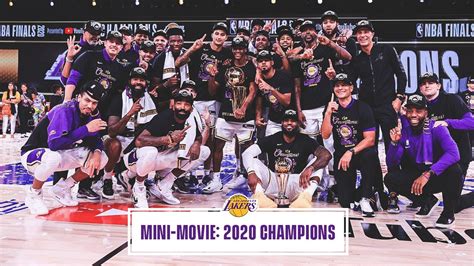 Mini-Movie: Lakers win 2020 NBA Championship - YouTube