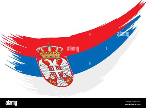 Serbia flag, vector illustration Stock Vector Image & Art - Alamy