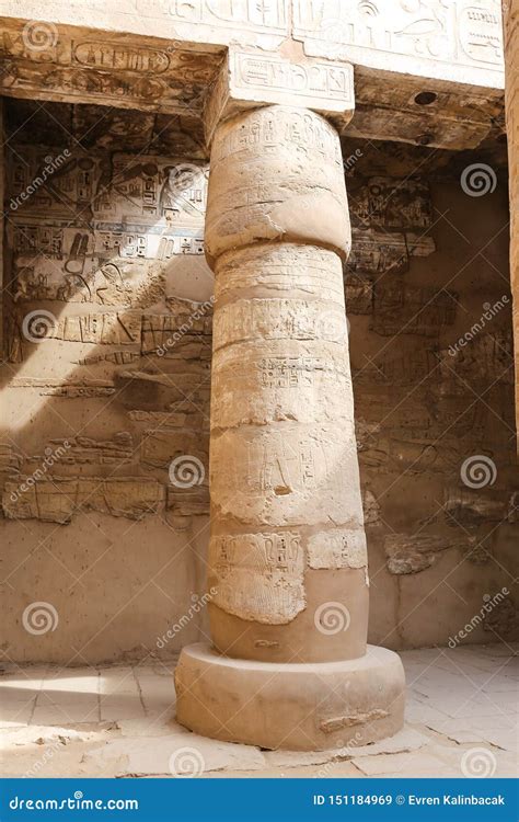 Columns in Karnak Temple, Luxor, Egypt Stock Image - Image of karnak, civilization: 151184969