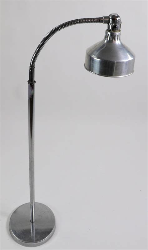 Chrome Industrial Gooseneck Floor Lamp by Ajusco at 1stDibs | ajusco lamp, industrial gooseneck ...