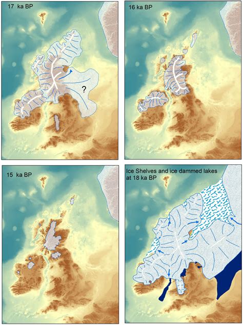 ice maps | Ice age, Map of britain, Ancient history