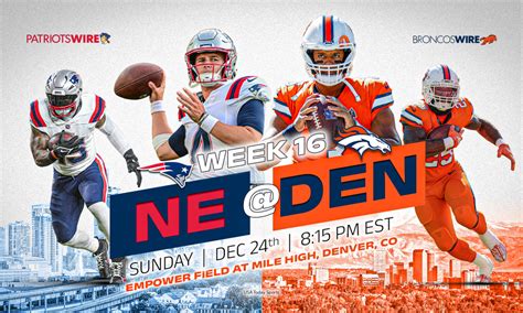 Broncos vs. Patriots: Start time, TV channel and free live stream