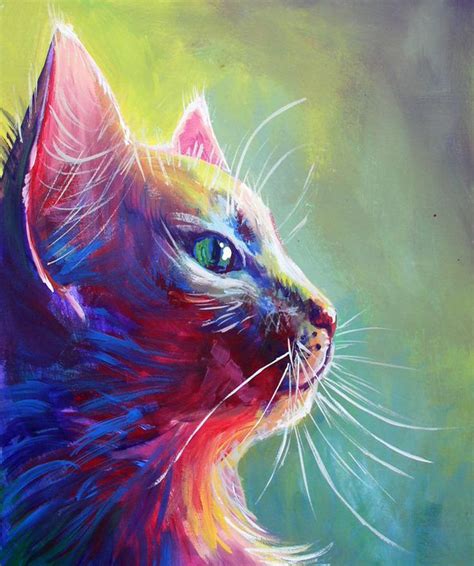 bright-colors-hand-painted-high-quality-abstract-animals-oil-font-b ...