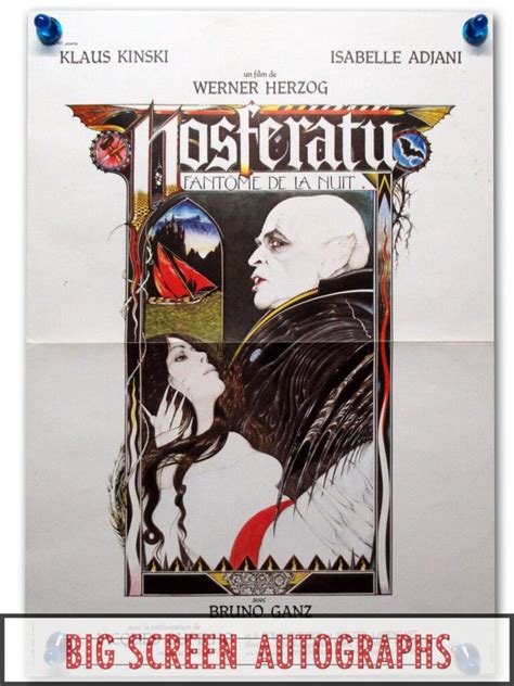 Nosferatu French movie poster | Big Screen Autographs