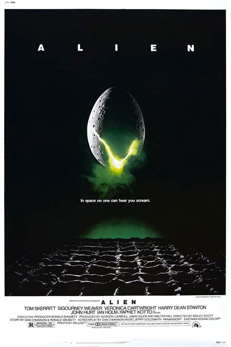 "Alien" movie poster, 1979. | Alien movie poster, Aliens movie, Alien 1979