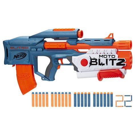 Buy NERF Elite 2.0 Motoblitz Blaster with , Motorized 10-Dart Blasting ...