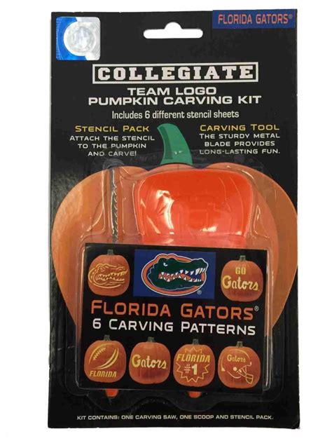 Florida Gators NCAA Topperscot Team Logo Halloween Pumpkin Carving Kit