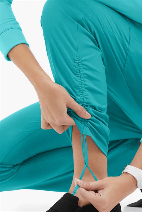 Easy STRETCH Halle Ruched Leg Joggers, Stretch Scrubs