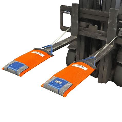 Fork-lift truck accessories protective cover for forklift forks | Kruizinga.en