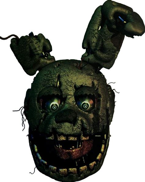 Springtrap head (from calendar) | Five Nights At Freddy's Amino