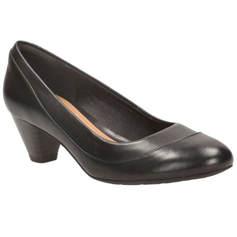 Clarks Denny Harbour Womens Extra Wide Court Shoes - Women from Charles Clinkard UK