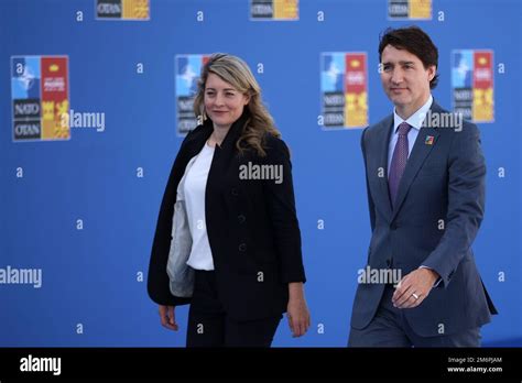 Canada's Prime Minister Justin Trudeau and Foreign Minister Melanie Joly Stock Photo - Alamy