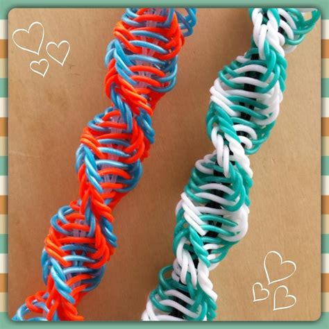 Helicoid Rainbow Loom Bracelet.How To Tutorial