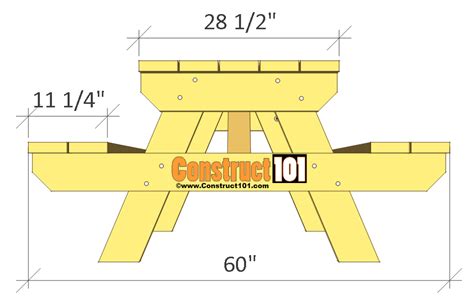 Picnic table plans pdf