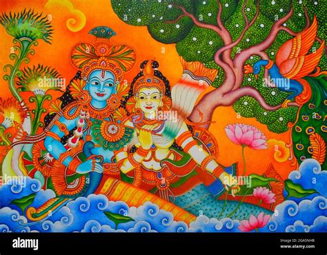 Mural art of kerala hi-res stock photography and images - Alamy