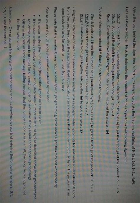 Solved To determine if a number is evenly divisible by 9. | Chegg.com