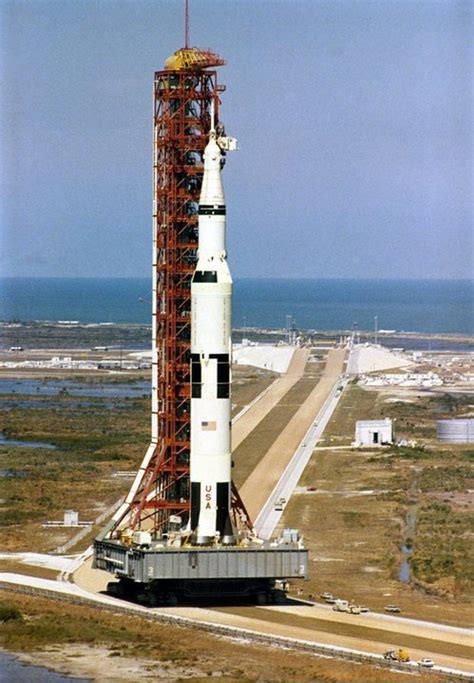 ~Le Voyage dans la Lune~ — The Apollo 10 Saturn V on the launch pad at Cape...